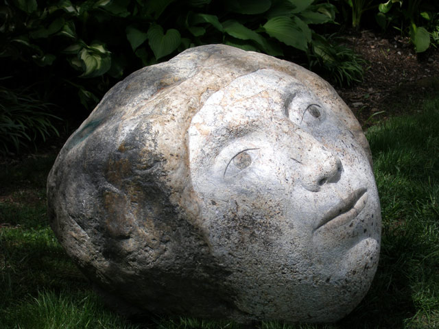 Joe Wheelwright - round faced stone
